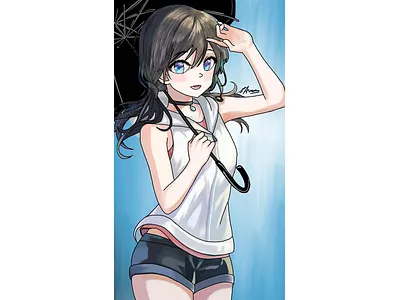 Weathering with you autodesk branding design digitalart graphicdesign illustration illustrator photoshop portrait sketchbook