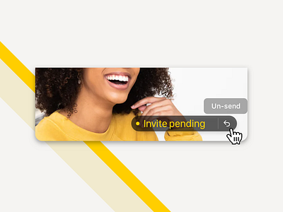 Un-send invitation to call app app design debutshot details interaction invitation ui video web