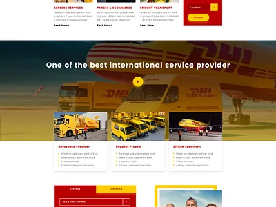 DHL Homapage
