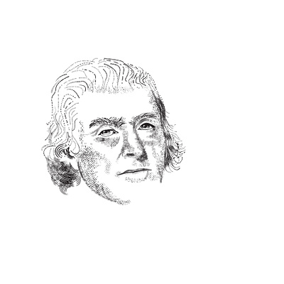 Thomas Jefferson for Beer Label adobeillustrator beerlabel etching graphic design illustration jefferson revolutionary vectorart workinprogress