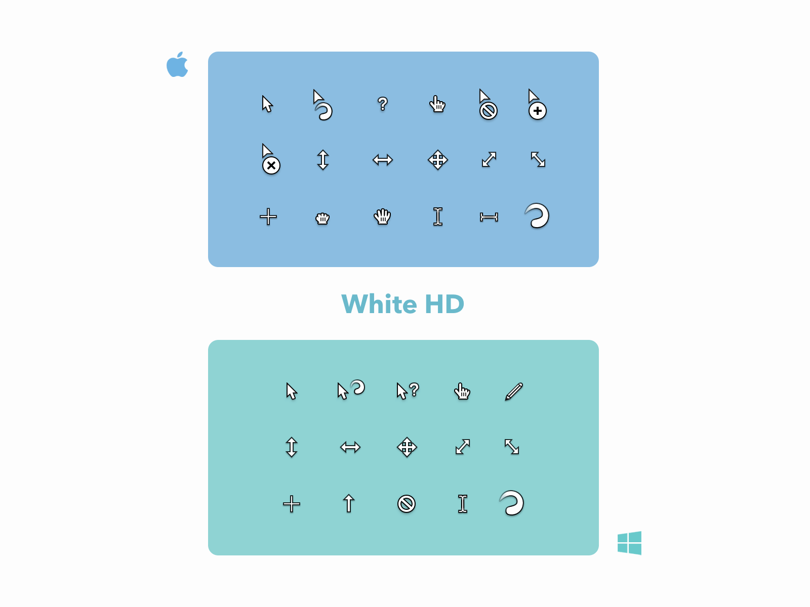 White HD Cursor cursor gif hd mac macos white windows
