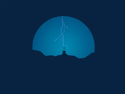 Mjolnir artwork beautiful design identity illustration illustrator landscape landscape design landscape illustration landscapes logo logotype mjolnir mystic mythology thor vector vector art vector illustration