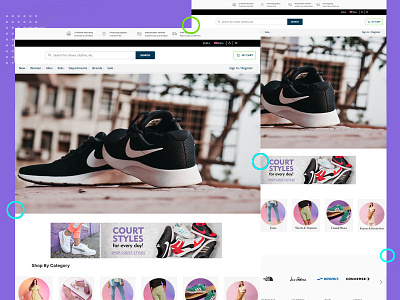 E-commerce Landing Page Design branding design e commerce e commerce design e commerce shop e shop interface logo online online shop online store responsive design shopping uiux ux design web website