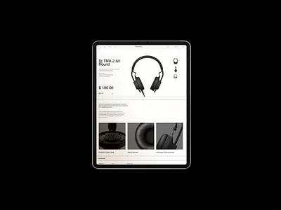 Product page ecommerce shopify ui ux website