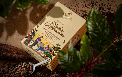 L'AMANT CAFÉ - ORGANIC TO THE WORLD agency comma creative design graphic illustration packaging vietnam