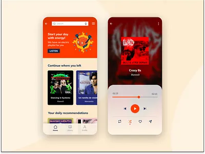 Daily UI 009: Music Player daily 100 challenge daily ui daily ui 009 dailyui dailyuichallenge music player music player ui ui