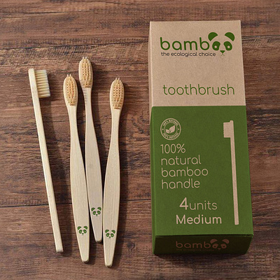 logobrand bamboo, ecological toothbrush branding dailylogo dailylogochallenge design logo mockup
