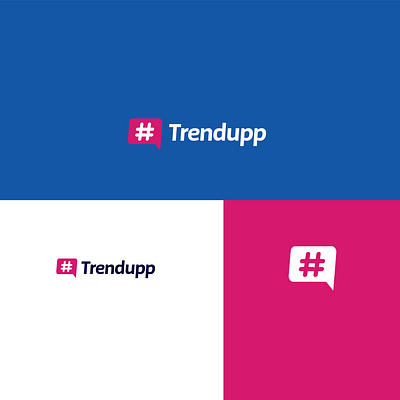 Trendupp brand identity influencer influencer marketing logo logotype socialmedia