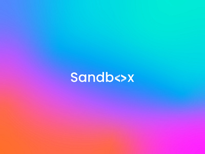 Sandbox | Logo Design api box brand identity branding fintech fluid gradient gradient logo logo design sandbox