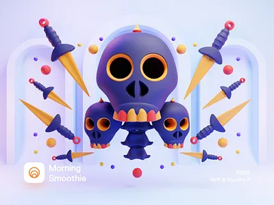 Soft & Squishy II 3d 3d art blender blender3d diorama illustration isometric isometric design isometric illustration low poly