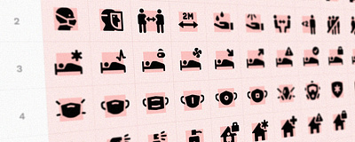 GLYPHICONS Contagion set black clean icons logo pictograms simple symbol symbols