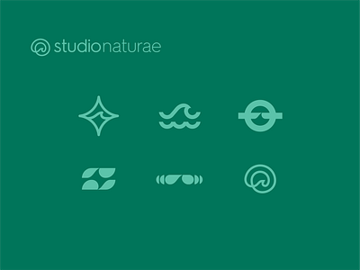 studio naturae abstract wave aquarium aquariums and accesories glass logo initial concepts logo logo mark concept nature nature movement nature studio logo concepts simple studio water movement wave water flow