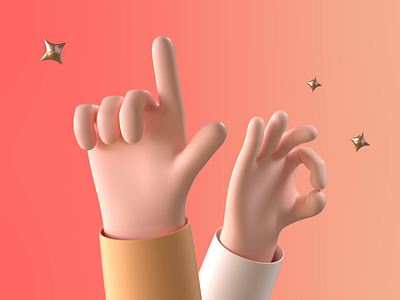 ProtoPie is here for you 3d hand idea ok star tiptricks we are here for u