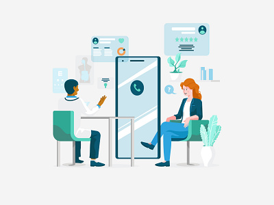 Caresocius Product Video animation branding character design creative direction digital art doctor explainer video flat design healthcare illustration marketing medicine motion graphics patient startup telemedicine vector