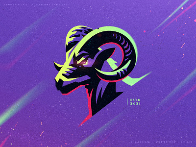 Ram (For Sale) SOLD!!! adobe illustrator animal character cute design drawing dribbble goat illustration logo mascot ram vector