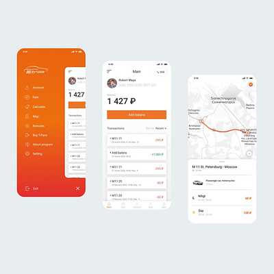 Avtodor - Toll road App redisign concept aplication app car concept design interface ios map mobile mobile app mobile design mobile ui navigation pay payment ui uidesign ux uxui приложение