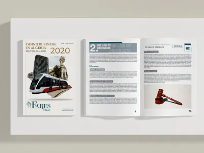 Doing Business in Algeria Guide book book cover design guide