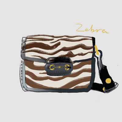 Zebra bag coutureillustration fashion fashion brand fashion design fashion illustrator fashionillustration illustration procreate zebra