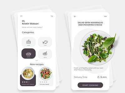 Cook cook cooking design ui ux