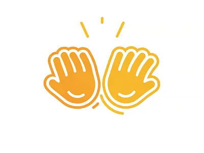 Hi Five - Logo Animation 2d 2d animation after effects alexgoo animated logo animation brand animation branding hands hi 5 icon animation intro logo animation logo reveal motion motion design motion graphics pre loader reveal seamless loop