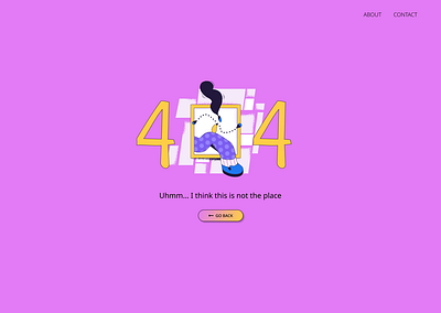 DailyUI008 daily 100 challenge dailyui dailyuichallenge design error error 404 error page ui design uiux