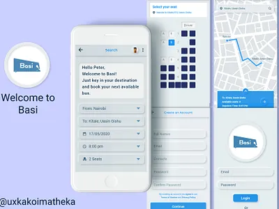 Basi Mockup branding flat illustration illustrator ui ux