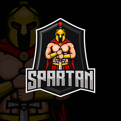 SPARTAN cartoon esports gaming gaminglogo illustration logo mascotlogo spartan spartan logo