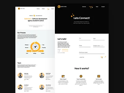 Web UI/UX - Contrivers (Software Dev) branding design interaction design typography ui ui ux ui ux design ui web ux web