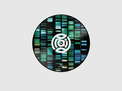 Plaid – STEM SELL (remixes) ltd edition 12" picture disc charity design graphic design music package design vinyl