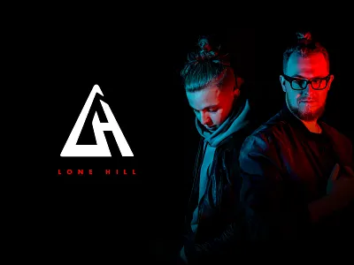 Lone Hill brand design branding design graphic logo logotype logotype designer minimal typography vector