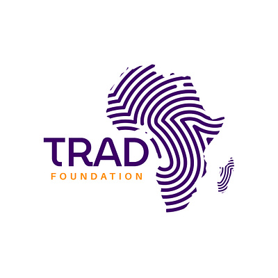 TRAD Foundation Logo brand identity design logo