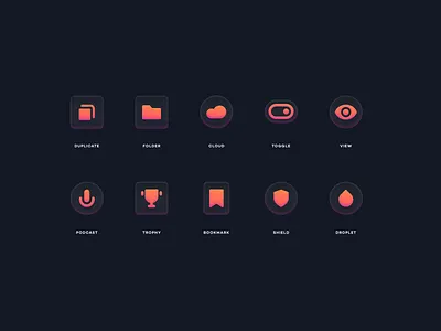 Glass Icons 3 abstract branding glasss icons icons set modern simple vector