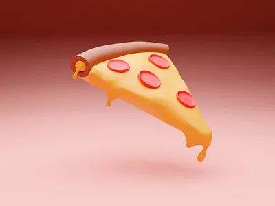 Pizza Emoji 🍕 3d animation blender design emojis food food and drink food illustration foodie illustration illustrations illustrator library pizza pizza hut pizza logo resources salami vector website