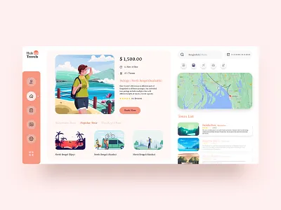 Hale Travels-Dashboard app dashboard dashboard design dashboard ui design travel travel agency travel app travel design ui ux