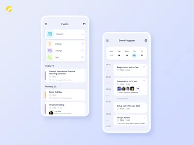 EventApp 2.0 android app app design better clean design event app events final interface design ios app management app managment redesign redesign concept redesigned ui ui ux design user experience user friendly ux