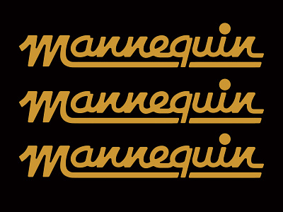 Mannequin Lettering lettering shapes type