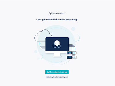 Let's get started with event streaming! branding confluent confluentdesignteam design graphic design illustration typography ui ux vector