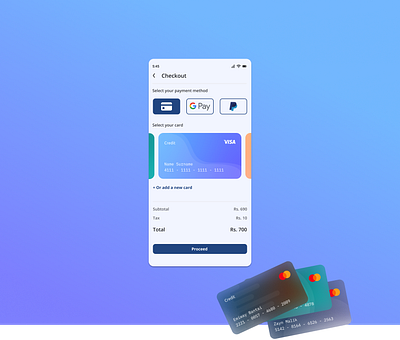 Credit card checkout 2 dailyui