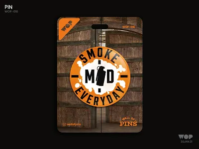 WOP 016 adobe badgedesign csgo design gaming illustration logo photoshop pinbutton typography wallofpins