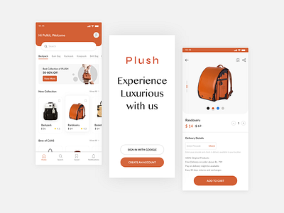 Ecommerce App Design app branding creative design design ecommerce app ecommerce shop illustration luxury brand mobile app products ui ui design ux design web design