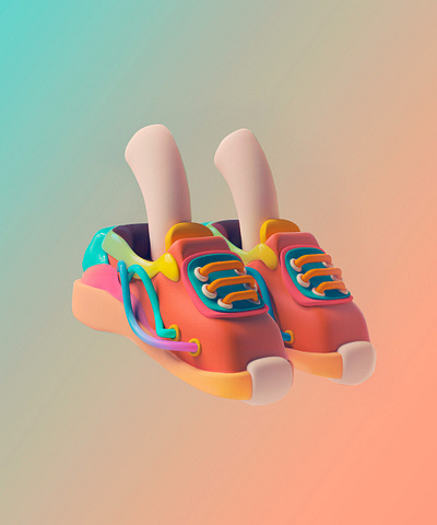 sneakers social2 3d characterdesign cinema color culture design digital illustration maxon modeling rendering sneakers style versionvadi vray