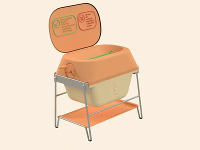 Branch Urban Composting System cad composting food waste industrial design product product design prototyping sustainability system design