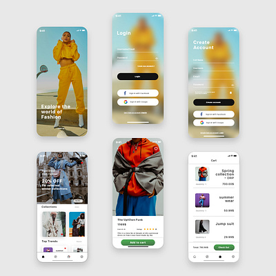 Fashion UI app design fashion fashion app fashion brand ui ui design