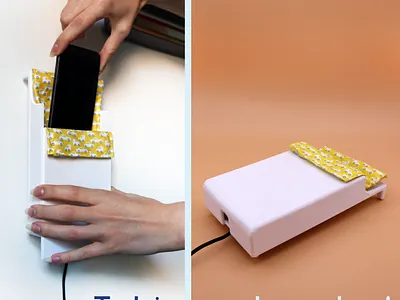 KozyFone - behavioral therapy phone dock cad design industrial design kids product product design prototyping psychology sleep sleep health smartphone