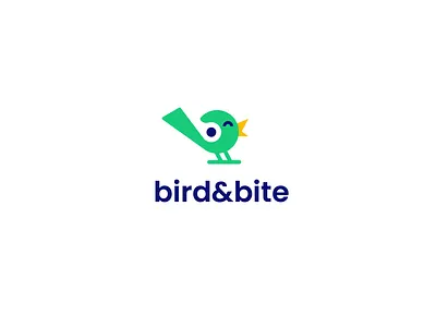 bird & bite beat bird bite brand identity branding clever creative design entertainment headphone logo minimal music negativespace simple