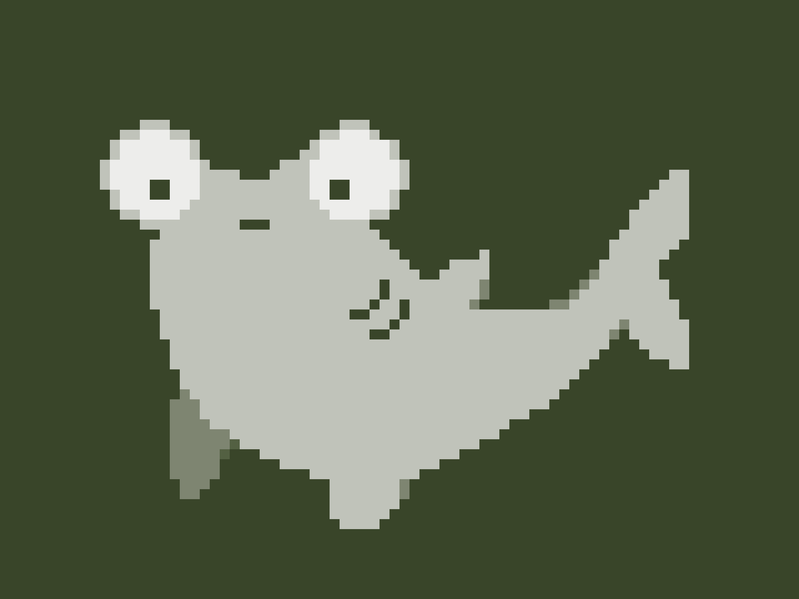 Shark animal gif illustration pixel pixel art pixelart retro shark swim