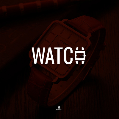 Watch_Text Logo logo text logo watch