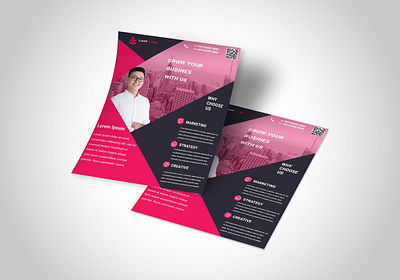 business flyer mockup template corporate design corporate flyer