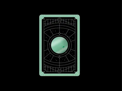 jupiter playing card back board game card game color design galaxy graphic graphic design icon illustration jupiter outer space planet shape space texture vector