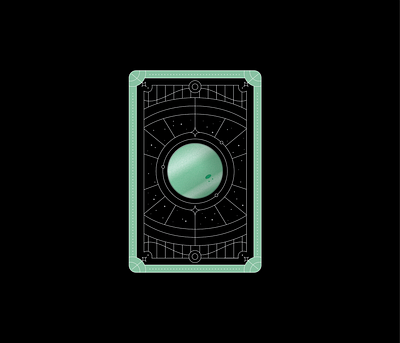 jupiter playing card back board game card game color design galaxy graphic graphic design icon illustration jupiter outer space planet shape space texture vector